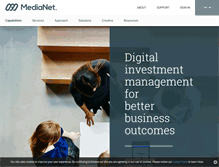 Tablet Screenshot of medianet.com